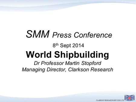 SMM Press Conference - Shipbuilding (Final)