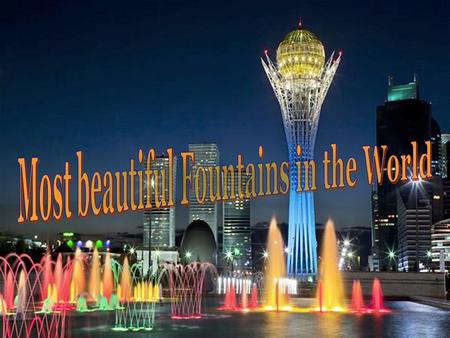 Song Fontain_Astana Song Fountain Astana_Kazachstan.