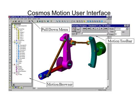 Cosmos Motion User Interface
