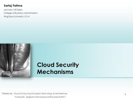 Cloud Security Mechanisms