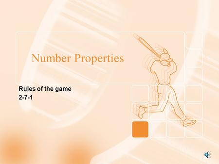 Number Properties Rules of the game 2-7-1.