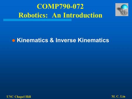 COMP Robotics: An Introduction