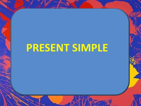 present simple presentation