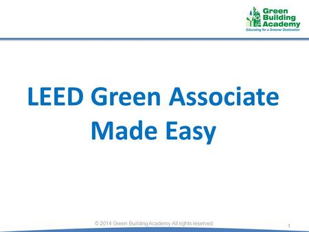 LEED Green Associate Made Easy