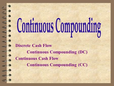 Continuous Compounding