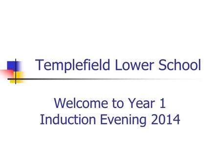 Templefield Lower School