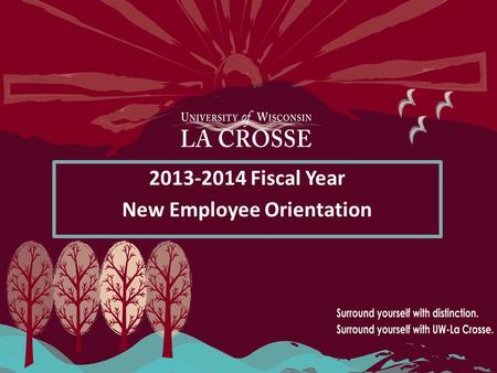 Fiscal Year New Employee Orientation