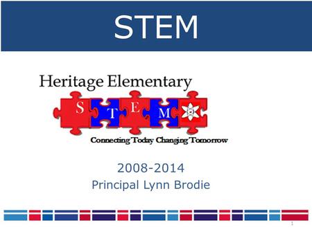 STEM 2008-2014 Principal Lynn Brodie.