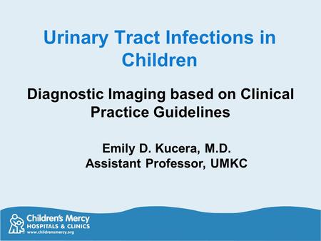 Urinary Tract Infections in Children