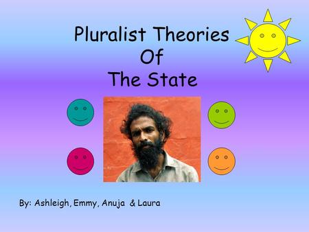 Pluralist Theories Of The State
