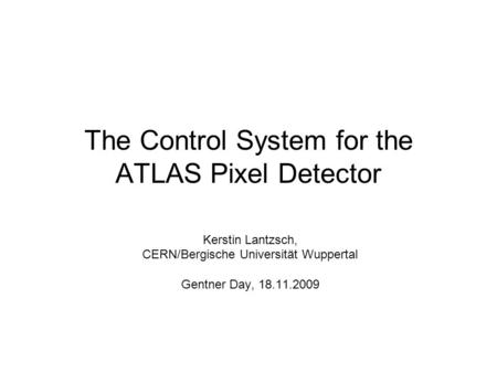 The Control System for the ATLAS Pixel Detector