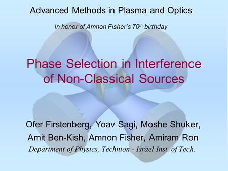 Phase Selection in Interference of Non-Classical Sources