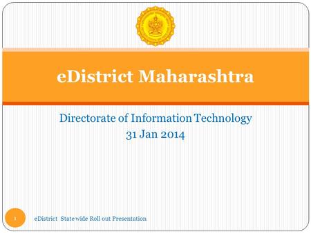eDistrict Maharashtra