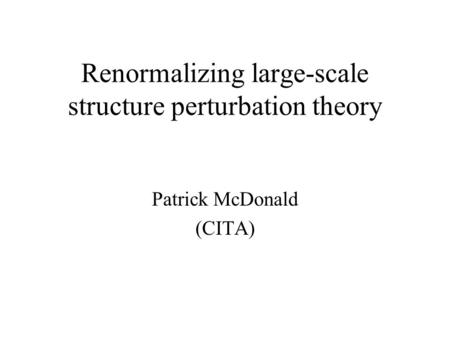 Renormalizing large-scale structure perturbation theory