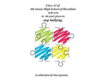 A collection of short poems