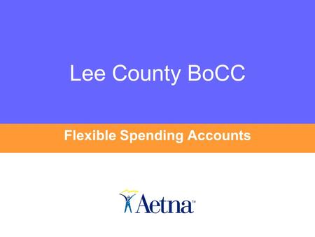 Lee County BoCC Flexible Spending Accounts. Lee County BoCC Welcome to the Flexible Spending Accounts Information Session You can view this information.