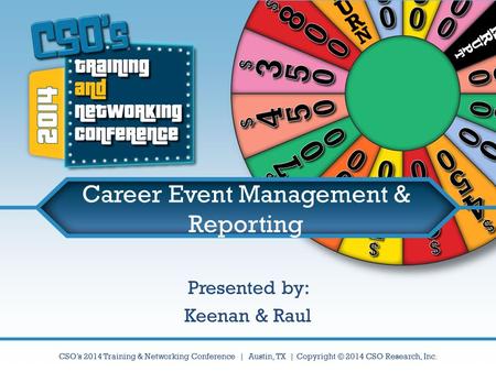 Career Event Management & Reporting