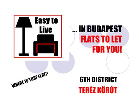 … IN BUDAPEST FLATS TO LET FOR YOU! 6TH DISTRICT TERÉZ KÖRÚT WHERE IS THAT FLAT?