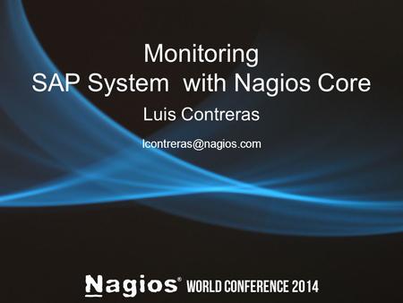 Monitoring SAP System with Nagios Core