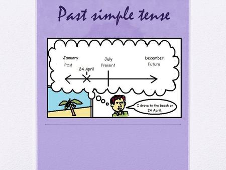 Past simple tense.