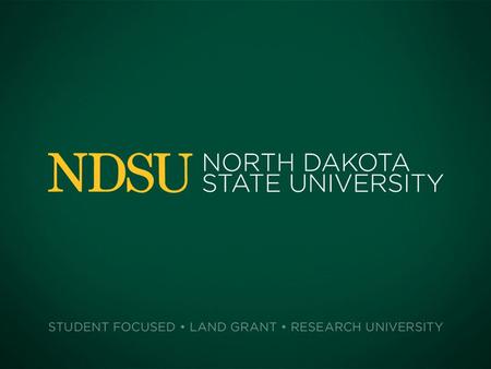 Information Technology Services and Support www.ndsu.edu/it.