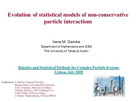 Kinetics and Statistical Methods for Complex Particle Systems