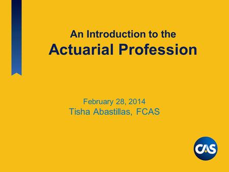 An Introduction to the Actuarial Profession