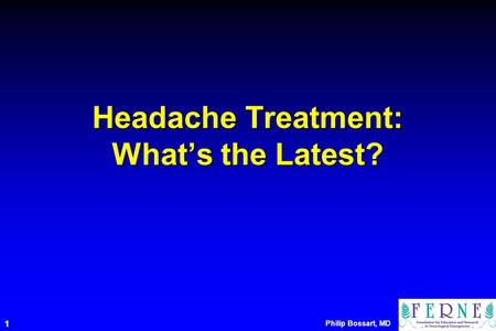 Headache Treatment: What’s the Latest?