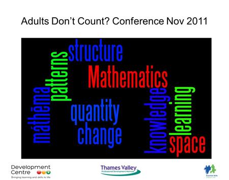 Adults Don’t Count? Conference Nov 2011. Fiona Allan