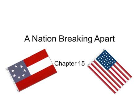 A Nation Breaking Apart