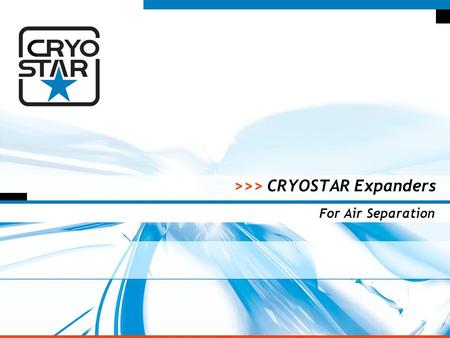>>> CRYOSTAR Expanders