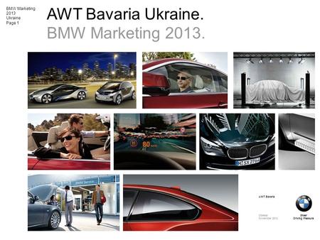 AWT Bavaria Ukraine. BMW Marketing 2013.