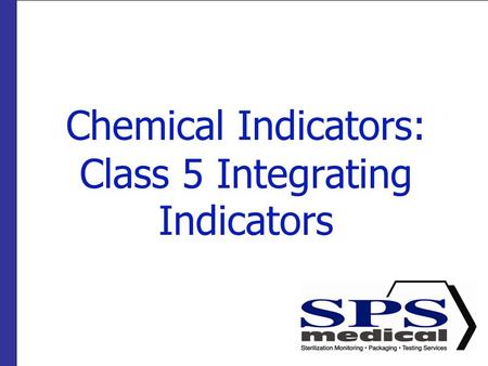 Chemical Indicators: Class 5 Integrating Indicators