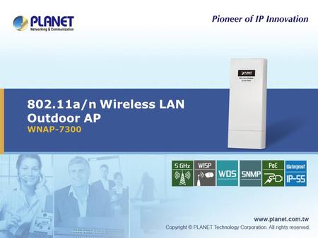 802.11a/n Wireless LAN Outdoor AP