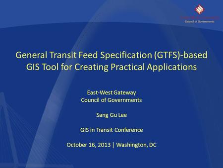 General Transit Feed Specification (GTFS)-based