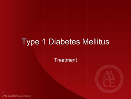 1 Type 1 Diabetes Mellitus Treatment. 2 Goals of T1DM Management Utilize intensive therapy aimed at near-normal BG and A1C levels Prevent diabetic ketoacidosis.