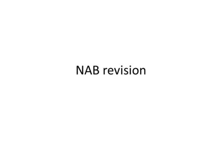 NAB revision. Cadences Countermelody Pedal / Inverted pedal Word setting Scales Major / Minor / relative Bending, flutter tonguing Chords Suspension,