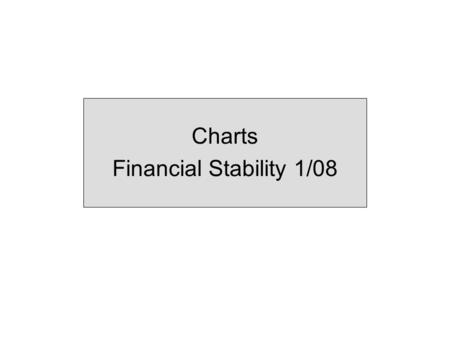 Charts Financial Stability 1/08. Summary Chart 1 Spread between money market rates with different maturities and expected key policy rate 1). Average.