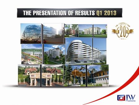 Meeting agenda 2 Contents The most significant events in Q1 20133 Factors influencing the Company's activity in Q1 20136 Sales of flats in Q1 20137 Selected.