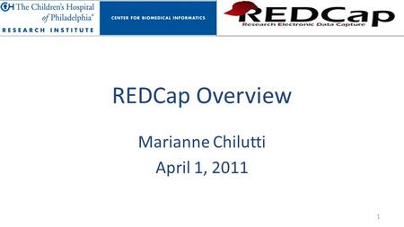 Marianne Chilutti April 1, 2011