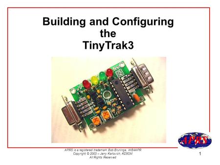 Building and Configuring the TinyTrak3