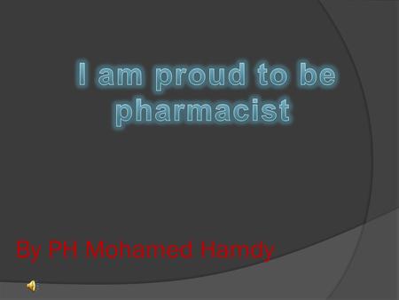 By PH Mohamed Hamdy Analytical chemistry second part of lecture (2) lecturer : Dr.Magda.