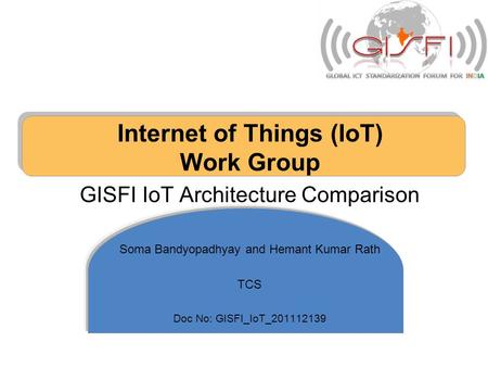 Internet of Things (IoT) Work Group