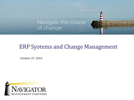 ERP Systems and Change Management