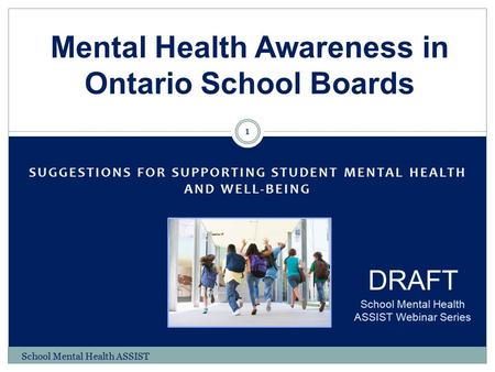 Mental Health Awareness in Ontario School Boards