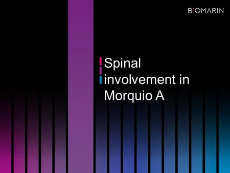 Spinal involvement in Morquio A