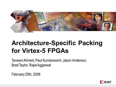Architecture-Specific Packing for Virtex-5 FPGAs