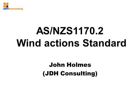AS/NZS Wind actions Standard