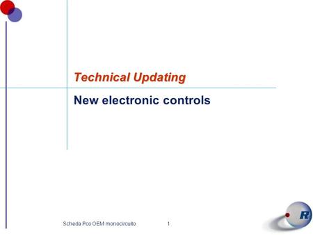 New electronic controls