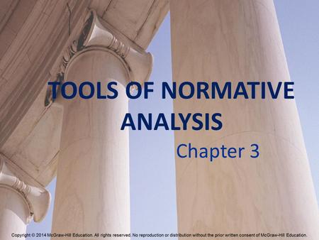 TOOLS OF NORMATIVE ANALYSIS